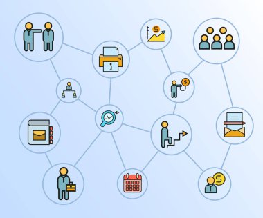 Web simgeler kümesi. vektör çizim          