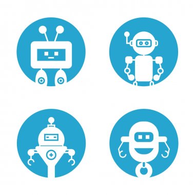 Modern robotlar vektör Illustration