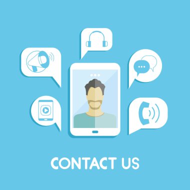 Vektör illüstrasyon, akıllı telefon web simgesi  