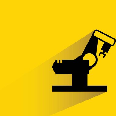 Robotik kol simgesi, vektör illüstrasyon 