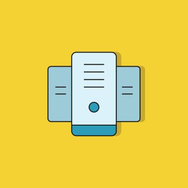 iş kavramı, bilgisayarın vektör illüstrasyon 