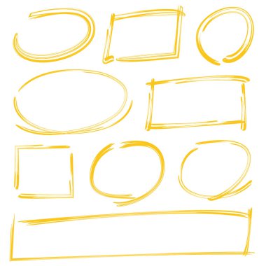 vurgulayıcı öğesi, işaretçemberi, dikdörtgen