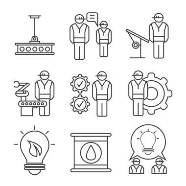 Web simgeler kümesi. vektör çizim 