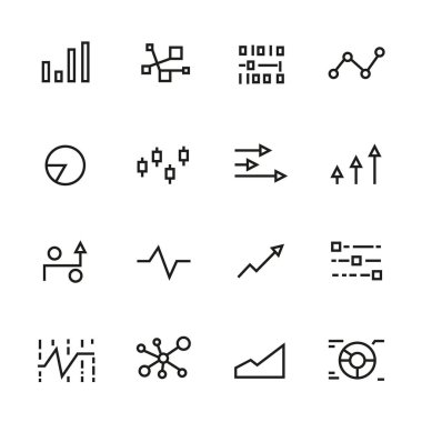 Web simgeler kümesi. vektör çizim      