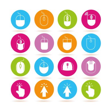 Web simgeler kümesi. vektör çizim 