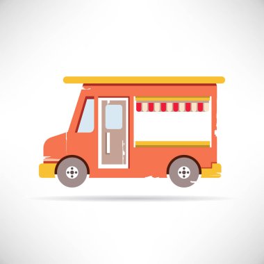 Web simgesi. Aracın vektör çizimi