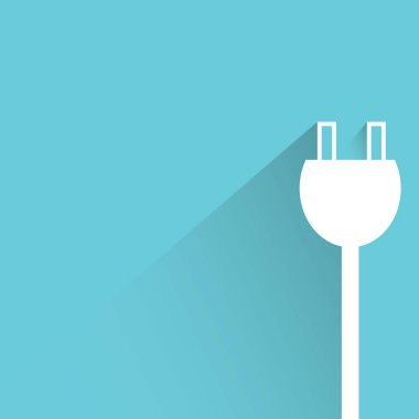 şarj simgesinin vektör illüstrasyonu 