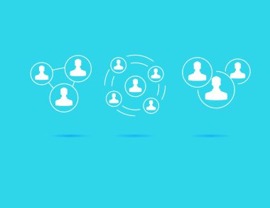 bağlantı kavramı vektör Illustration