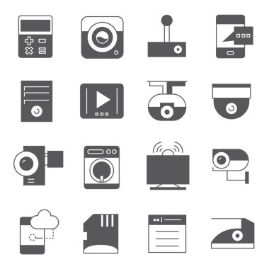 Web simgeler kümesi. vektör çizim  