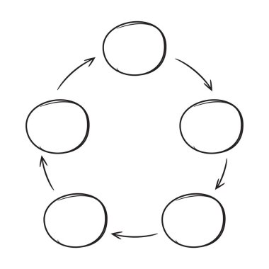 vektör Illustration diyagram, şablon 