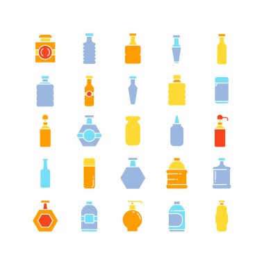 şişe vektör Illustration, set