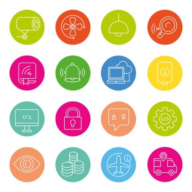 Web simgeler kümesi. vektör çizim 