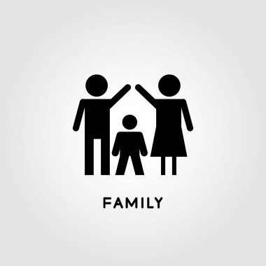 Aile vektör çizim