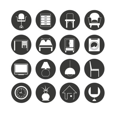 Web simgeler kümesi. vektör çizim 