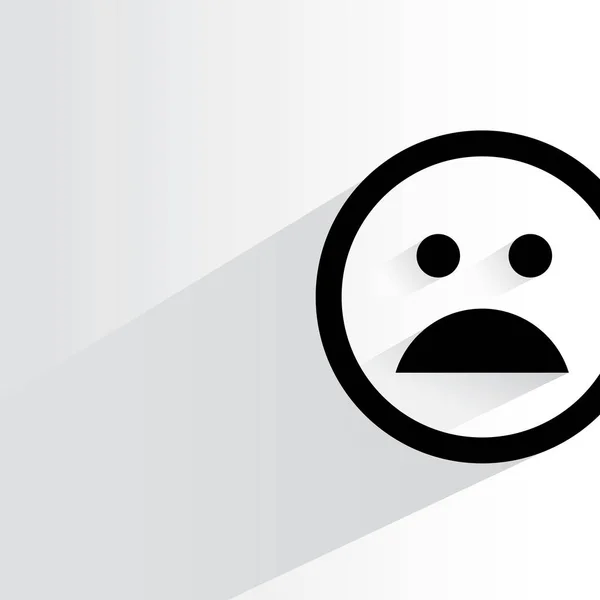 Icône Web Illustration Vectorielle Visage Emoji — Image vectorielle