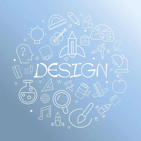 Concetto Business Illustrazione Vettoriale Del Design — Vettoriale Stock