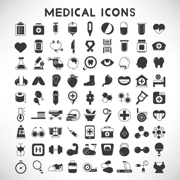 Web Icons Set Vector Illustration — Stock Vector