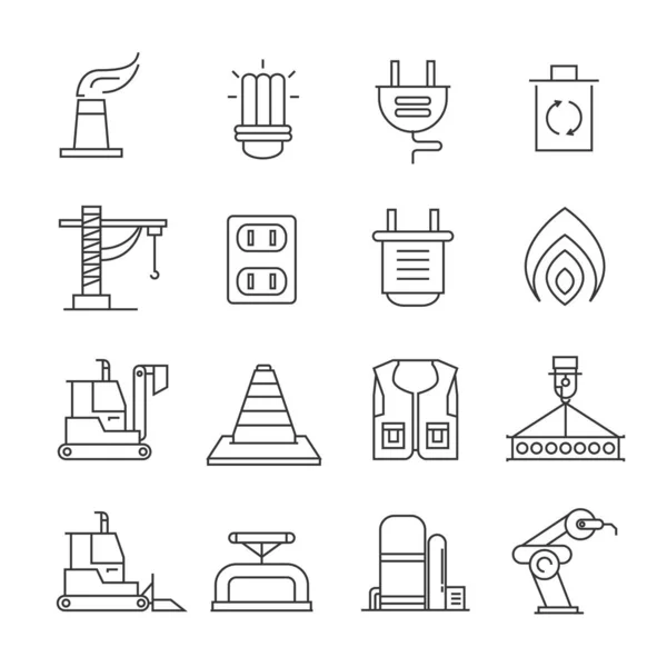 Web Icons Set Vector Illustration — Stock Vector