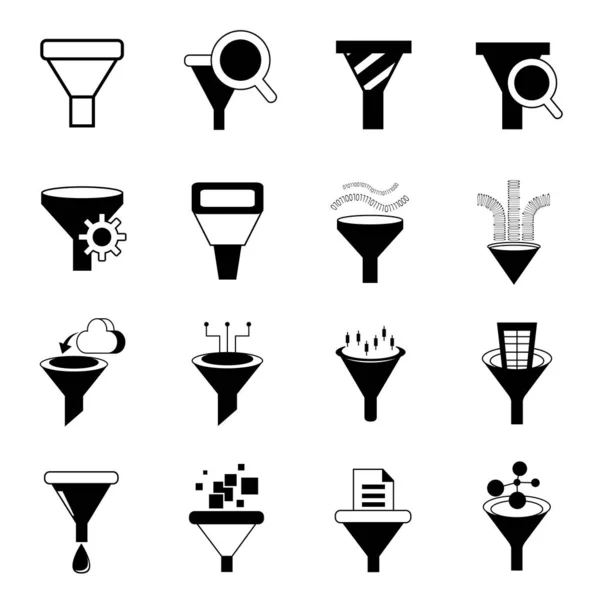 Web Icons Gesetzt Vektorillustration — Stockvektor