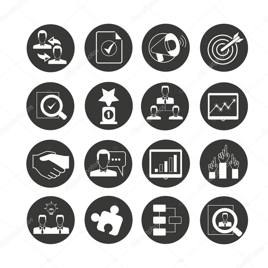 web icons set. Vector illustration 
