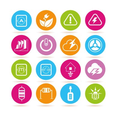 Web simgeler kümesi. vektör çizim 