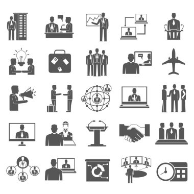 Web simgeler kümesi. vektör çizim      