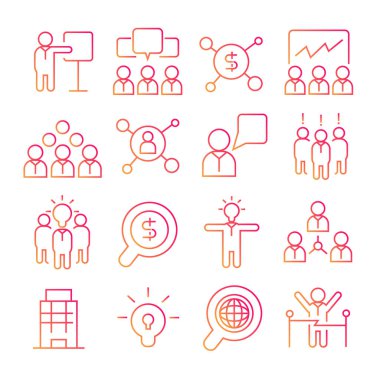 Web simgeler kümesi. vektör çizim 