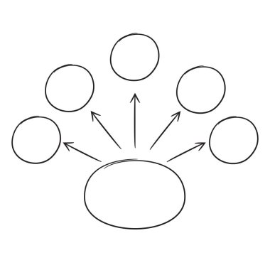 vektör Illustration diyagram, şablon 