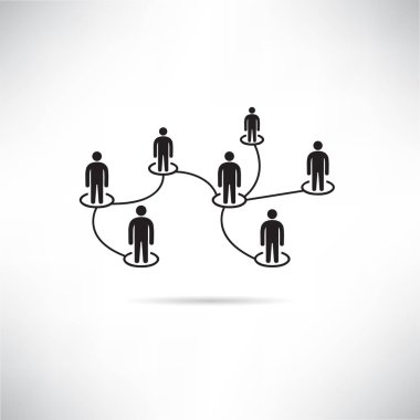 bağlantı kavramı vektör Illustration