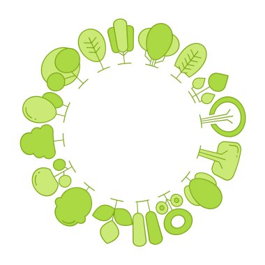 ağaçlar, simgeler vektör Illustration 