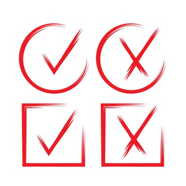 el çizilmiş marker elemanları, sadece vektör illüstrasyon