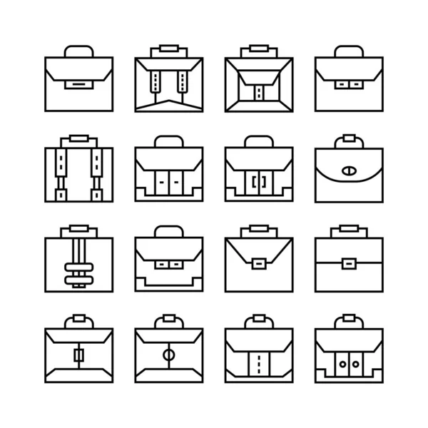 Illustration Vectorielle Sacs Icônes — Image vectorielle