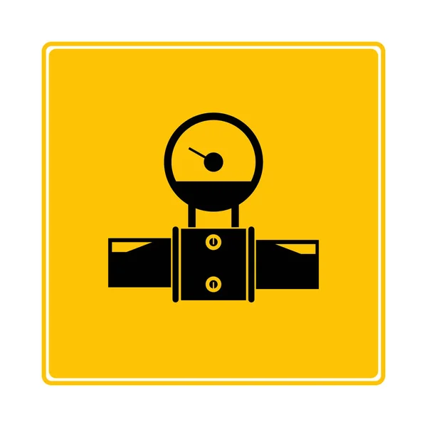 Webpictogram Vector Illustratie Van Pipe Line — Stockvector