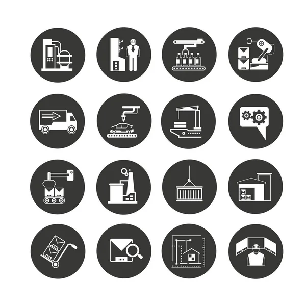 Conjunto Iconos Web Ilustración Vectorial — Vector de stock