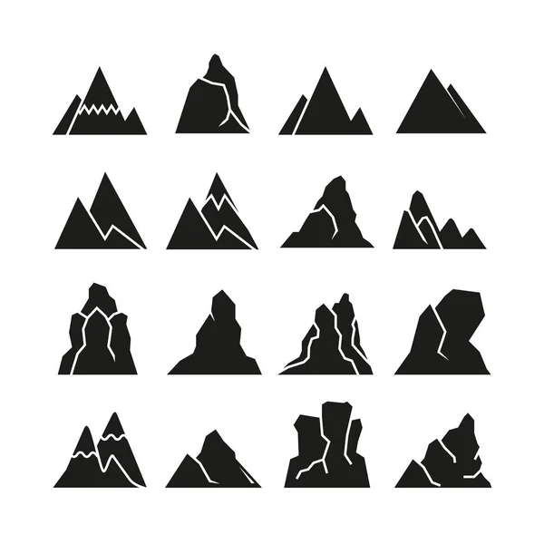 Ilustración Vectorial Montañas Viajes — Vector de stock