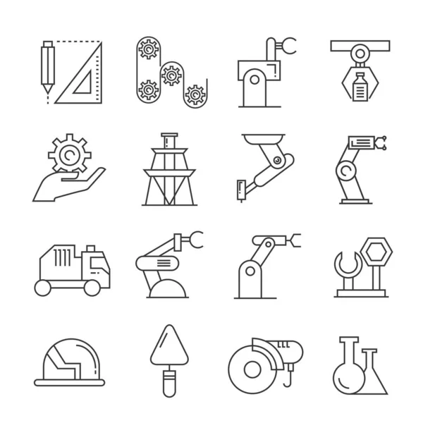 Conjunto Iconos Web Ilustración Vectorial — Vector de stock