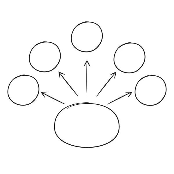 Vector Ilustración Diagrama Plantilla — Archivo Imágenes Vectoriales