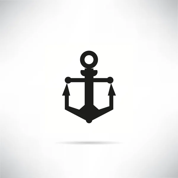 Vector Illustration Anchor Icon — Stock Vector