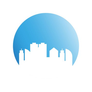 Cityscape binalar vektör Illustration