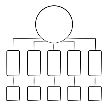 diyagramın vektör illüstrasyonu
