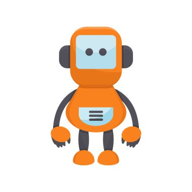 modern robot vektör illüstrasyon. Teknoloji  