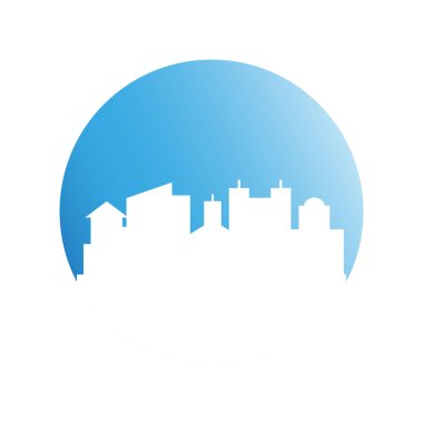 Cityscape binalar vektör Illustration