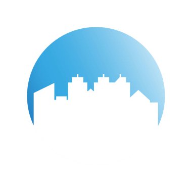 Cityscape binalar vektör Illustration