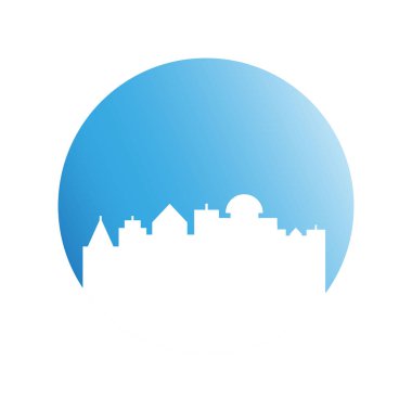 Cityscape binalar vektör Illustration