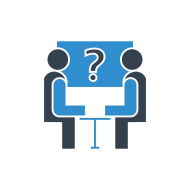 İş konsepti. Sorun çözme iş adamları vektör Illustration 