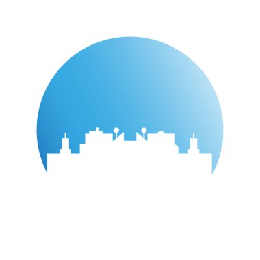 Cityscape binalar vektör Illustration