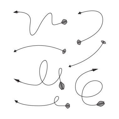 oklar vektör çizim