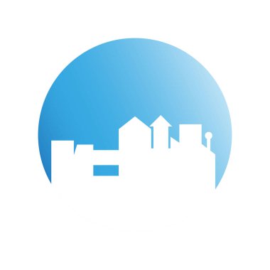 Cityscape binalar vektör Illustration