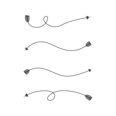 oklar vektör çizim 