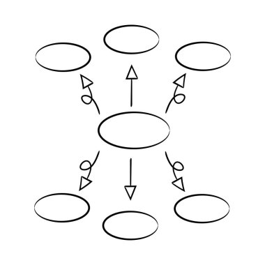 vektör Illustration diyagram, şablon 